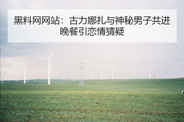 黑料网网站：古力娜扎与神秘男子共进晚餐引恋情猜疑